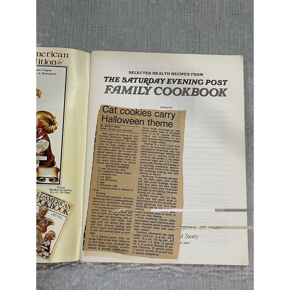 Saturday Evening Post Better Health Family Cookbook VTG Norman Rockwell Mag. - Picture 8 of 8